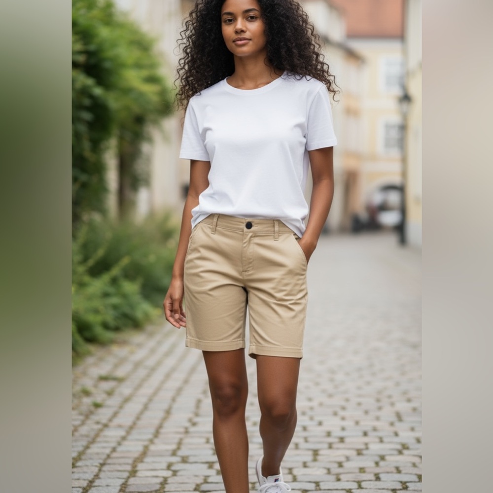 Old NavyTan Flat Front Shorts